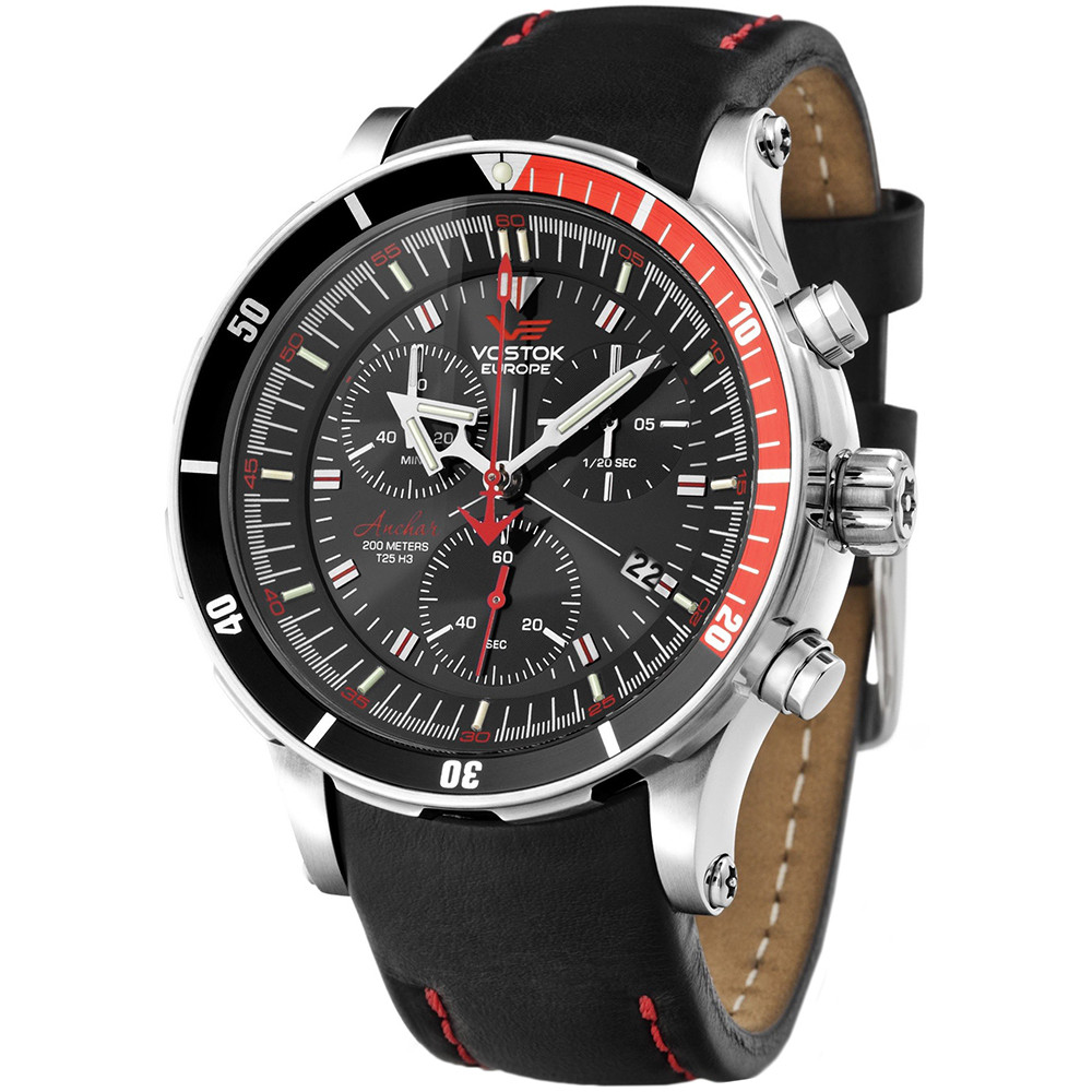 Opis zegarka Vostok Europe 6S30-5105201 Anchar Chrono