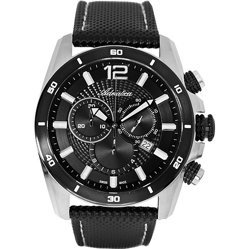 Sportowy chronograf ze szwajcarskim mechanizmem