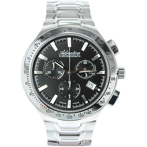 Sportowy chronograf ze szwajcarskim mechanizmem