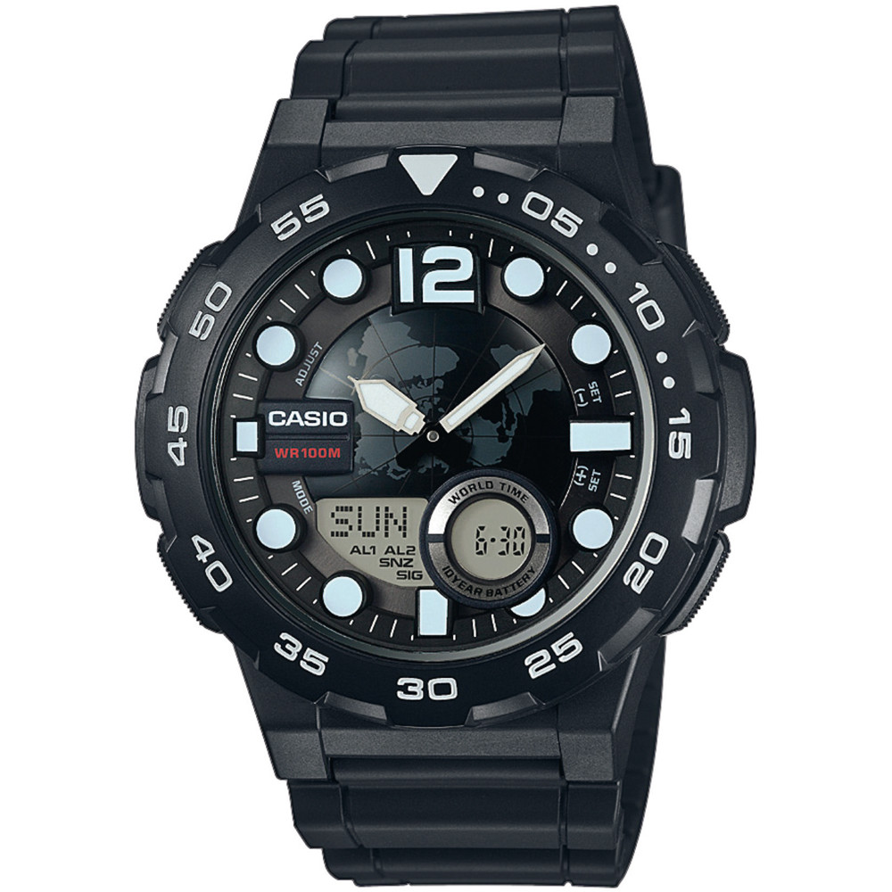 Opis zegarka Casio AEQ-100W-1AVEF