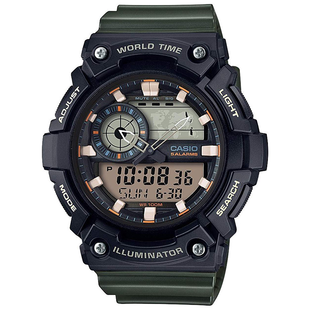 Opis zegarka Casio AEQ-200W-3AVEF