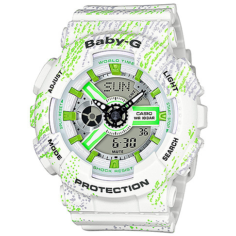 Opis zegarka Casio BA-110TX-7AER Mist Texture Scratch Pattern