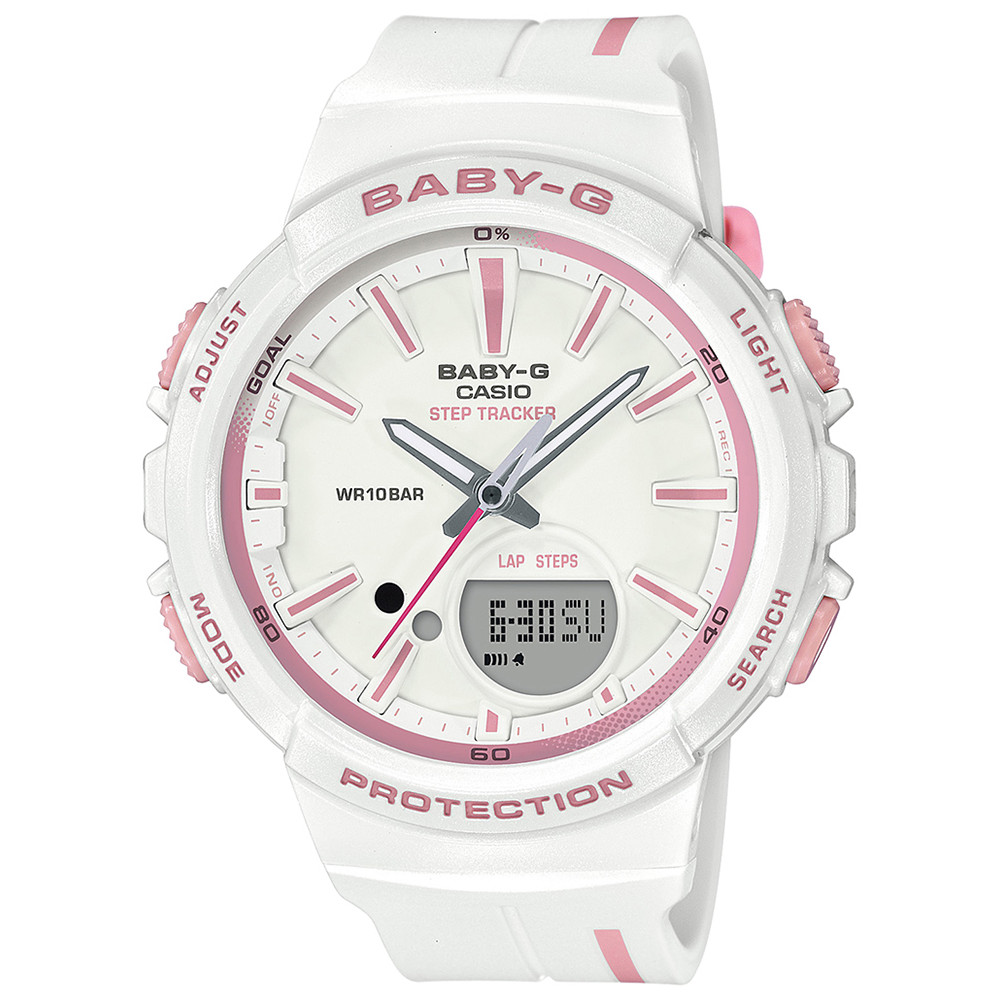 Opis zegarka Casio BGS-100RT-7AER Baby-G Step Tracker
