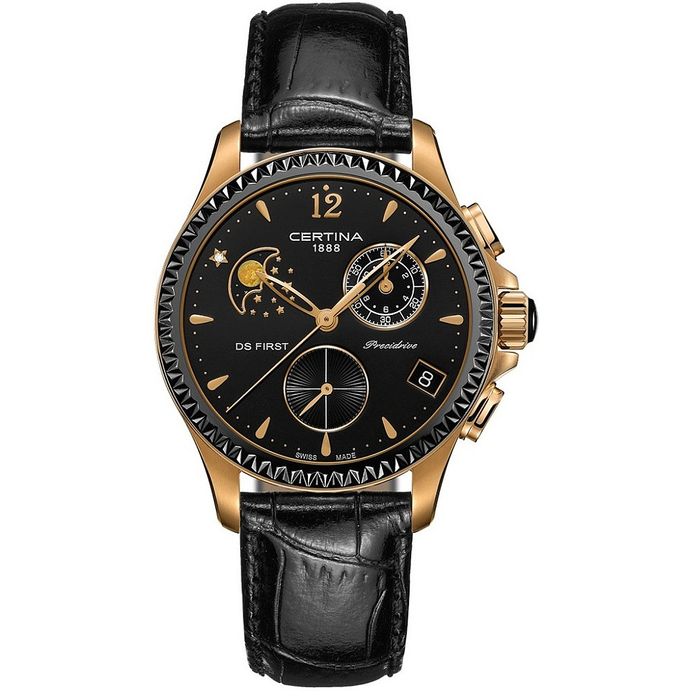 Opis zegarka Certina C030.250.36.056.00 DS First Lady Chronograph Moon Phase