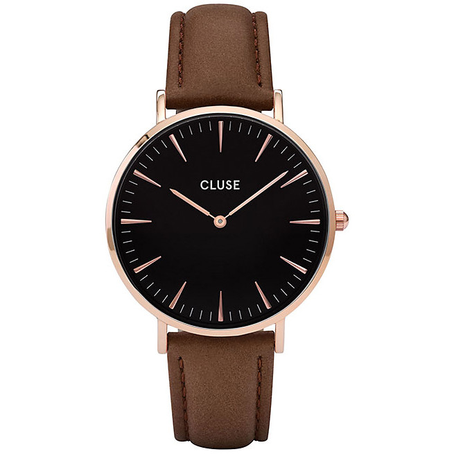 Opis zegarka Cluse CL18003 Rose Gold Black/Brown