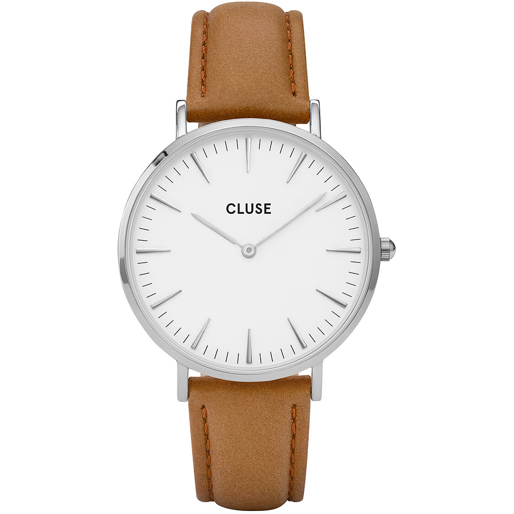 Opis zegarka Cluse CL18211 Silver White/Caramel
