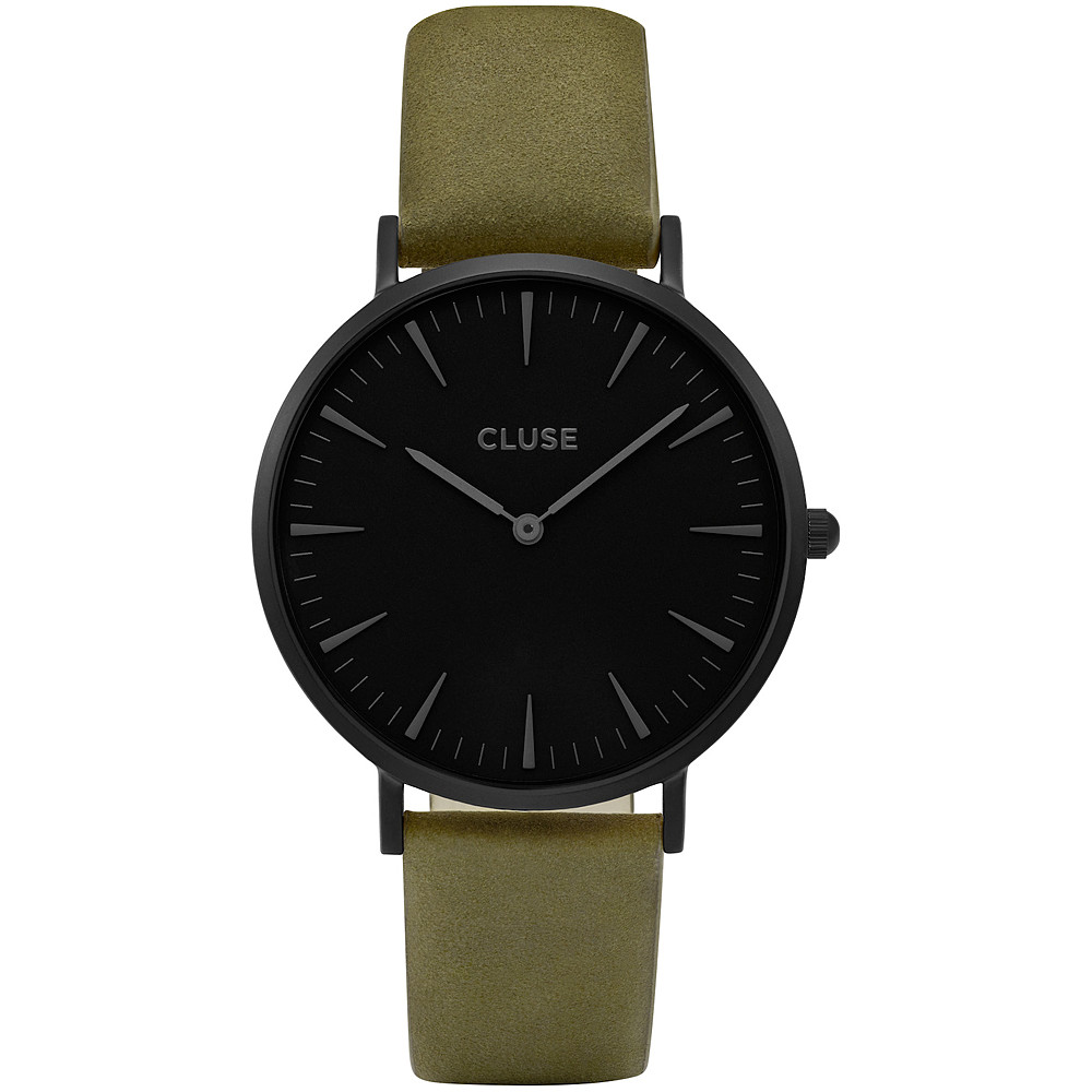 Opis zegarka Cluse CL18502 Full Black/Olive Green