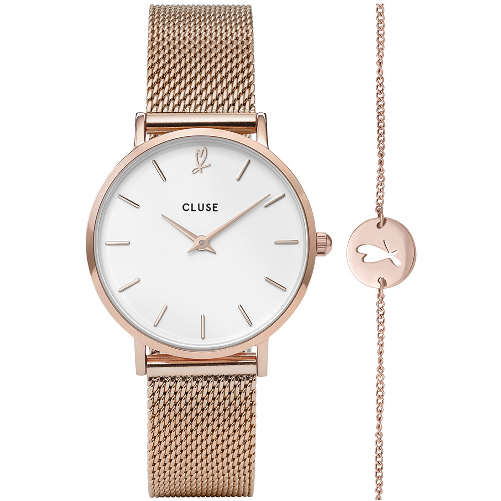 Opis zegarka Cluse CLG013 Heart Rose Gold Mesh