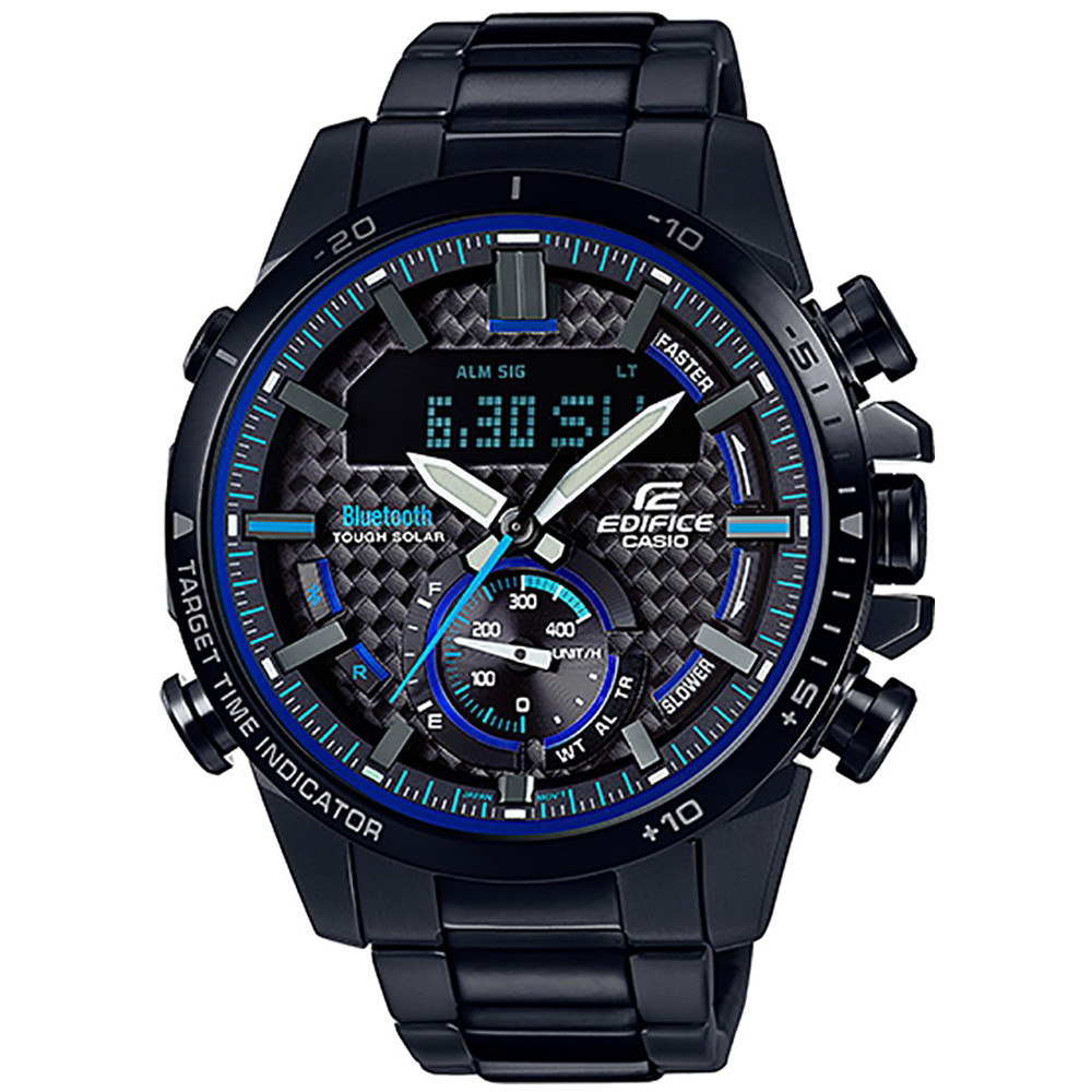 Opis zegarka Casio ECB-800DC-1AEF BLUETOOTH SYNC LCD