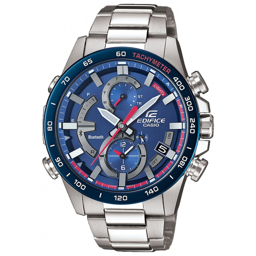 Opis zegarka Casio EQB-900TR-2AER SCUDERIA TORO ROSSO BLUETOOTH SYNC