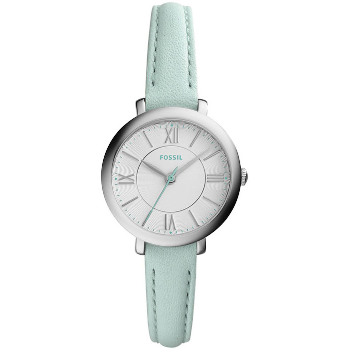 Miętowa skóra i guilloche w niewielkiej stalowej kopercie