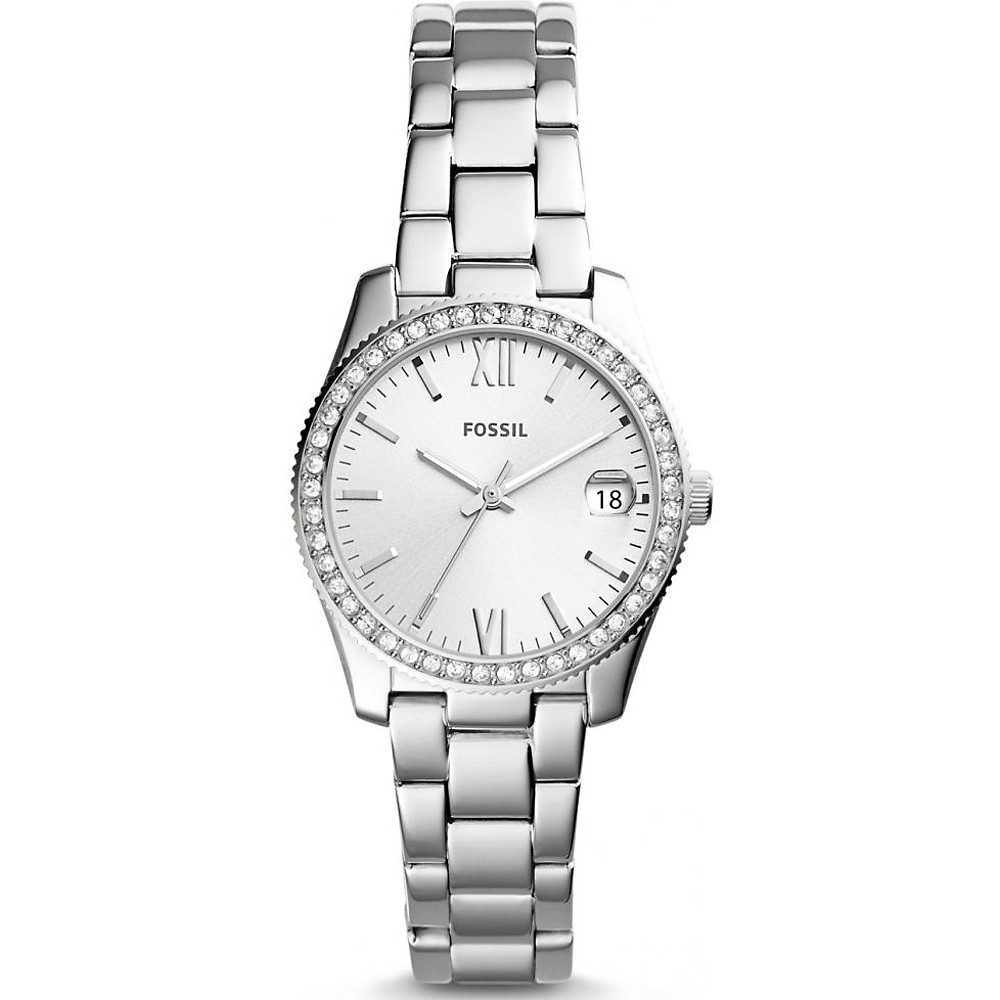 Srebrny zegarek Fossil z kolekcji Scarlette