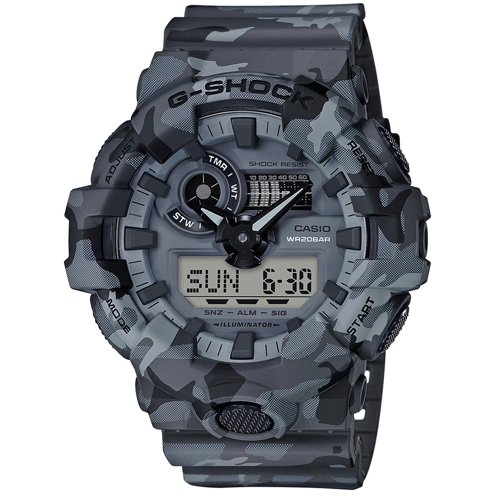 Opis zegarka Casio GA-700CM-8AER