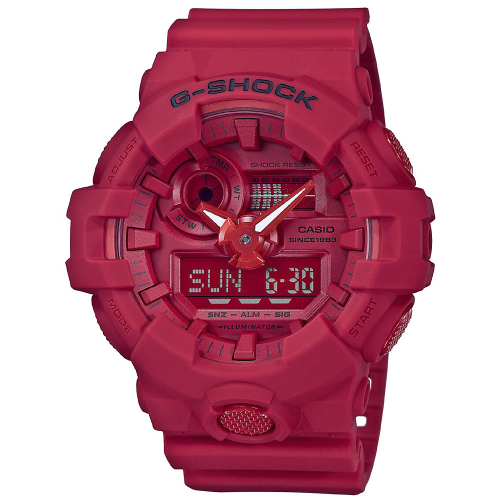 Opis zegarka Casio GA-735C-4AER 35TH ANNIVERSARY RED OUT COLLECTION