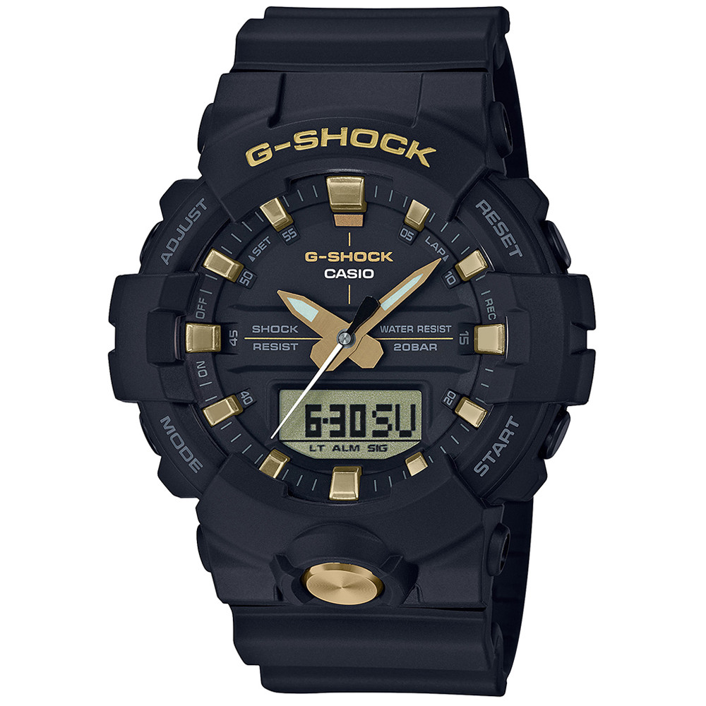 Opis zegarka Casio GA-810B-1A9ER MID SIZE BLACK AND GOLD