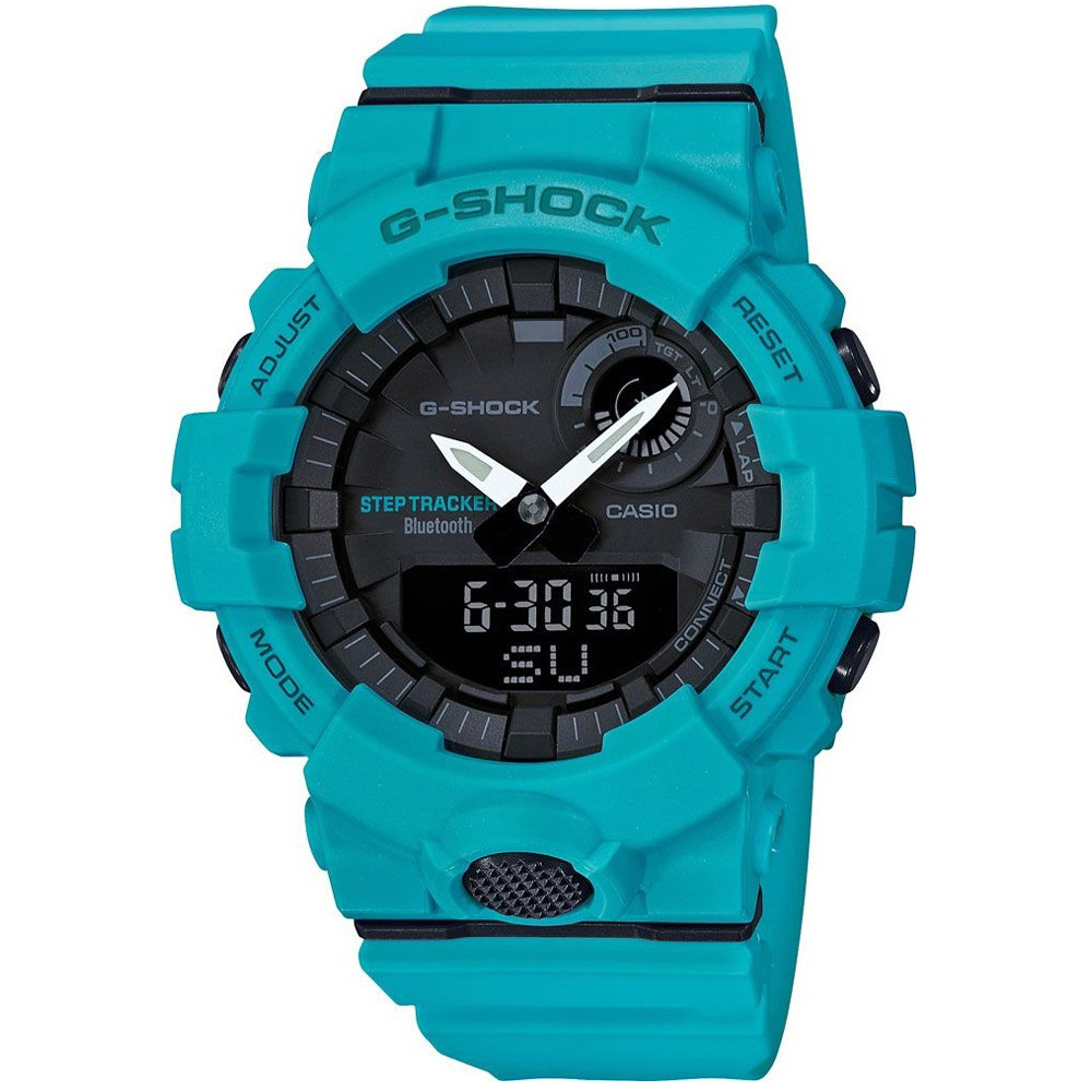 Opis zegarka Casio GBA-800-2A2ER G-SQUAD BLUETOOTH SYNC STEP TRACKER LIMITED