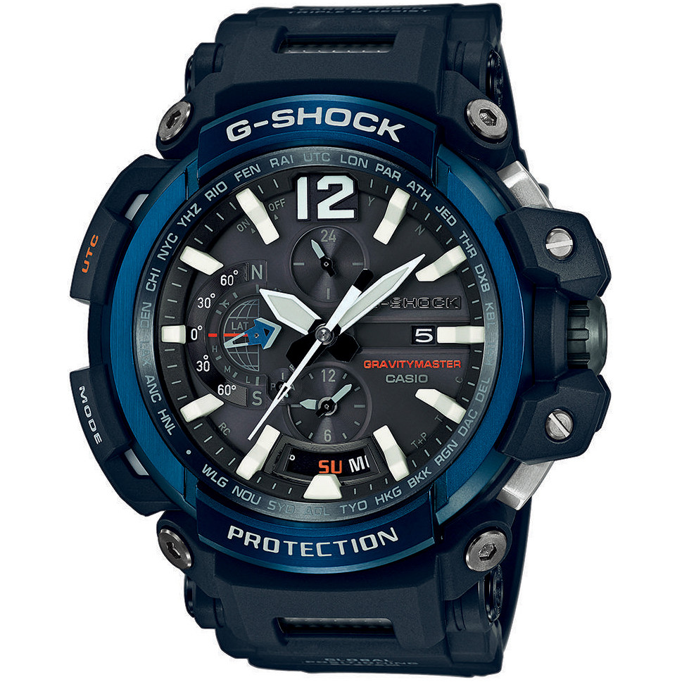Opis zegarka Casio GPW-2000-1A2ER GRAVITYMASTER 3WAY TIME SYNC