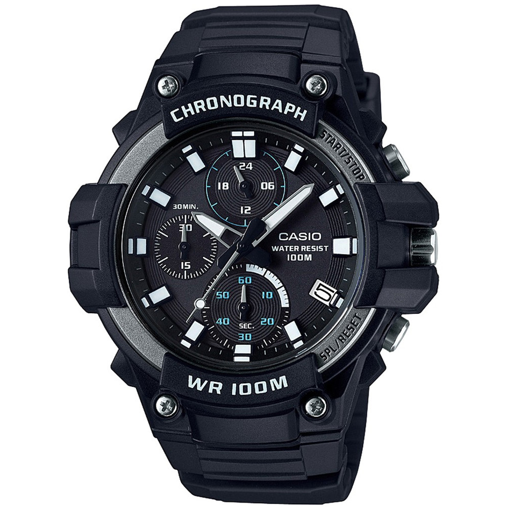 Opis zegarka Casio MCW-110H-1AVEF BASIC CHRONO