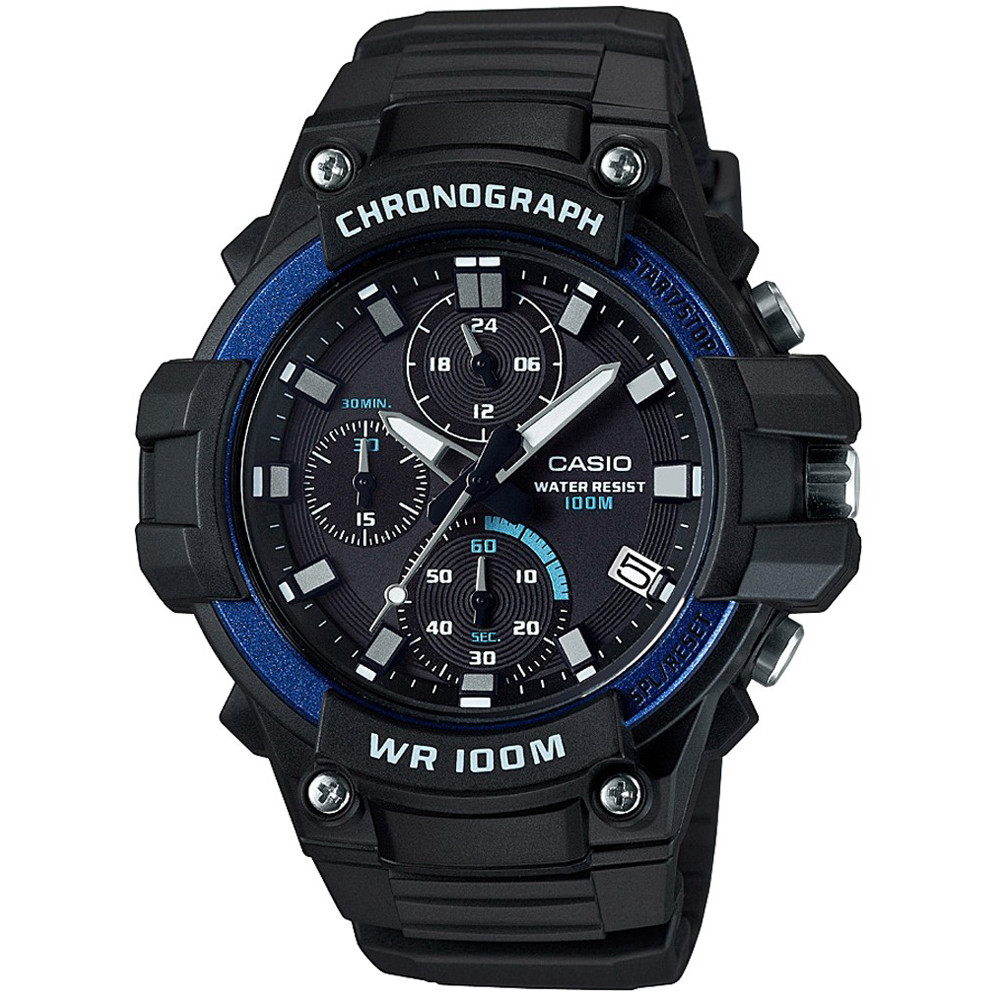 Opis zegarka Casio MCW-110H-2AVEF BASIC CHRONO