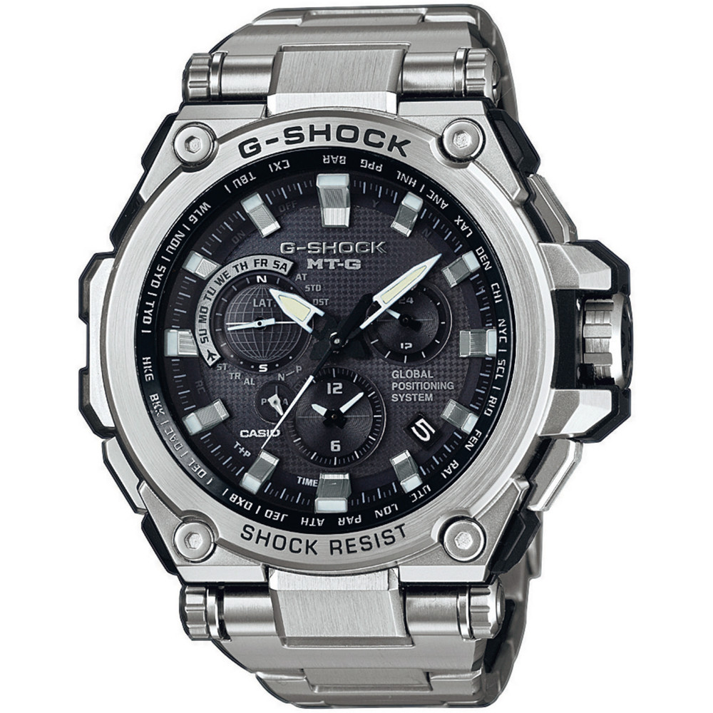 Opis zegarka Casio MTG-G1000D-1AER METAL TWISTED G GPS HYBRID