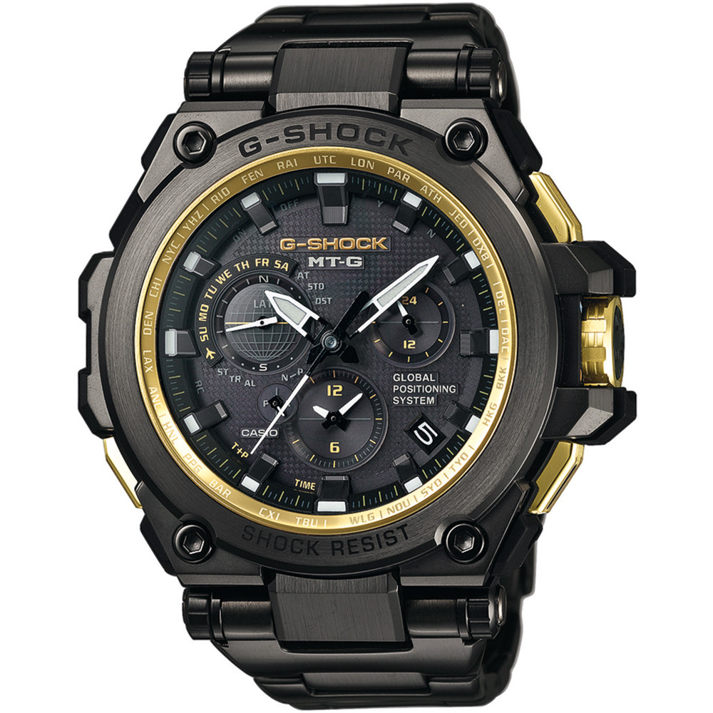 Opis zegarka Casio MTG-G1000GB-1AER METAL TWISTED G GPS HYBRID