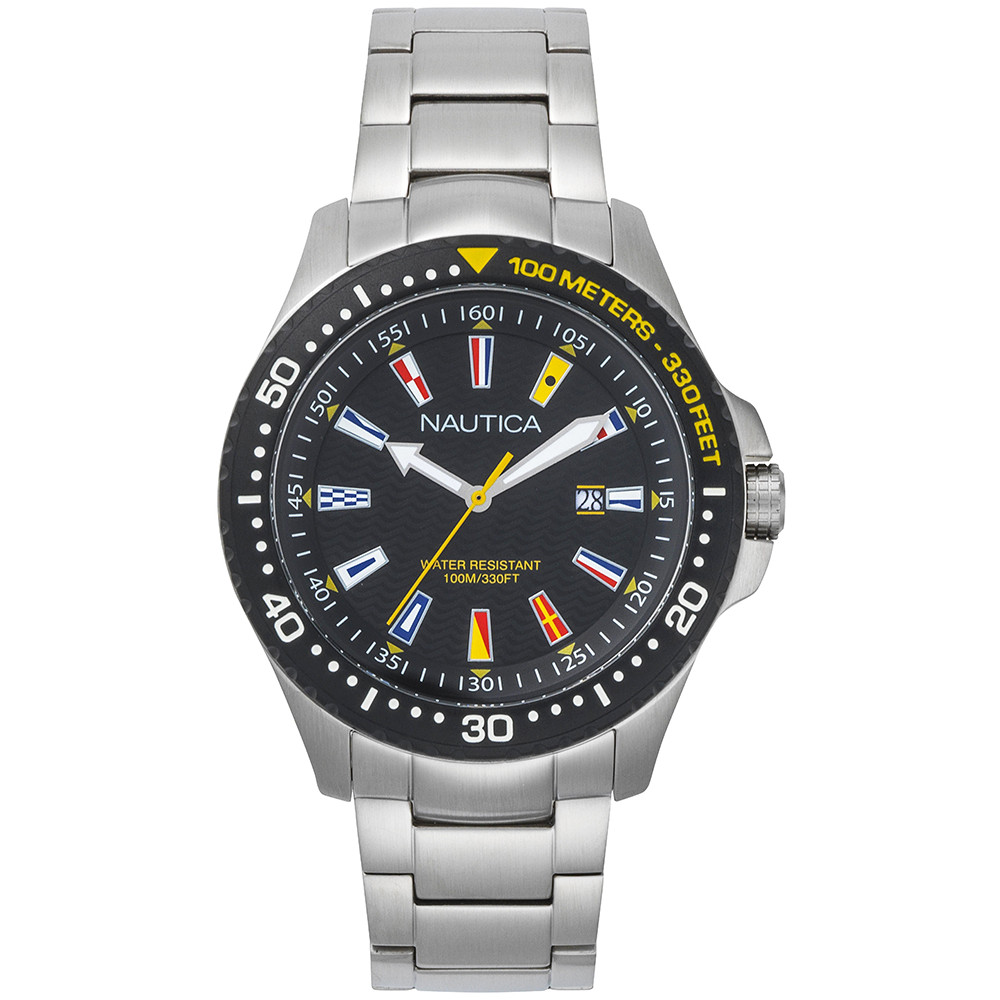 Opis zegarka Nautica NAPJBC005 Jones Beach Stainless Steel Watch