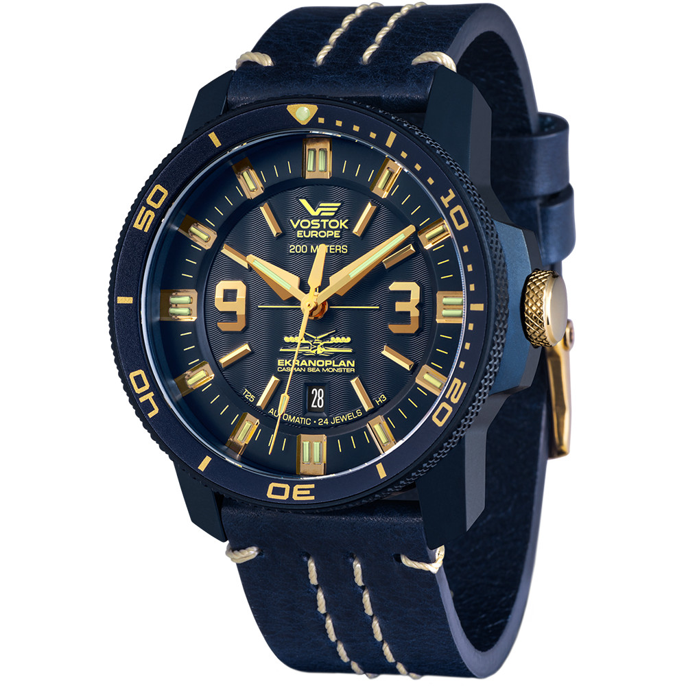 Opis zegarka Vostok Europe NH35A-546D511 Ekranoplan Automatic