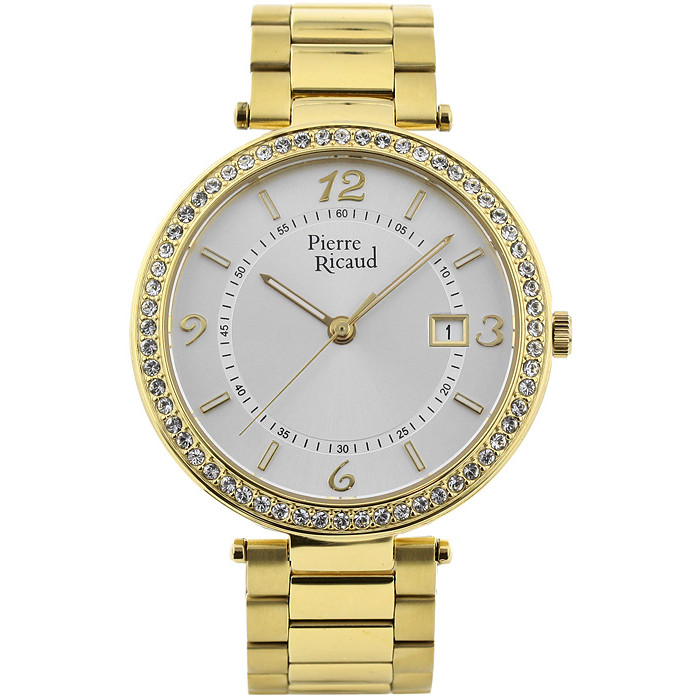 Złota koperta w kręgu kryształów