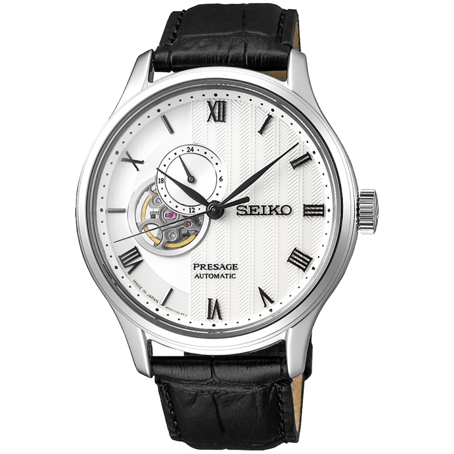 Opis zegarka Seiko SSA379J1 Presage Automatic GMT Open-Heart Karesansui Zen Garden