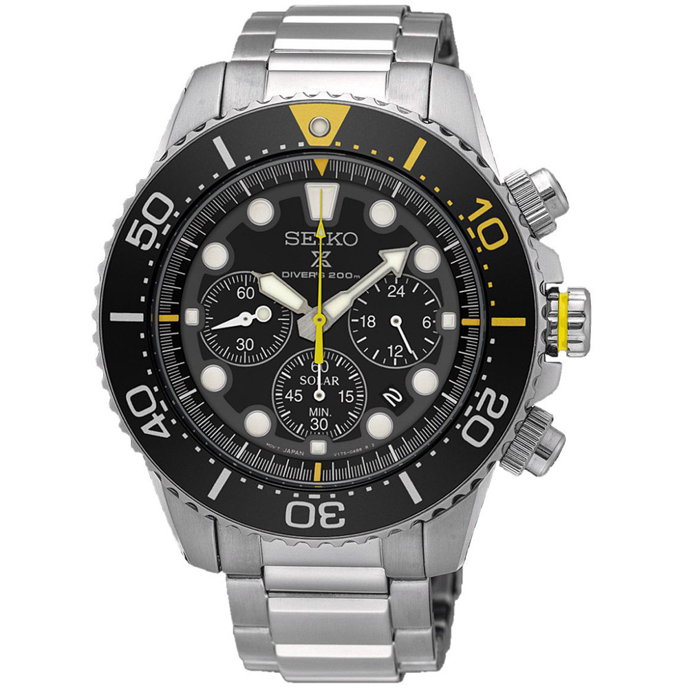Opis zegarka Seiko SSC613P1 Prospex Diver Solar Chronograph