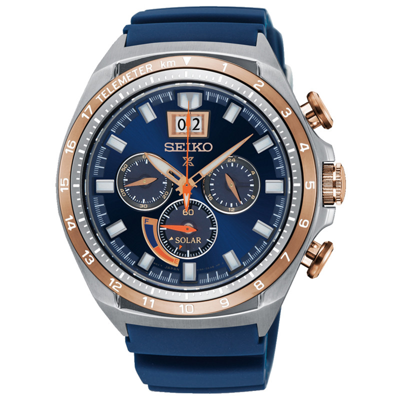 Opis zegarka Seiko SSC666P1 Prospex Solar Big Date Chronograph