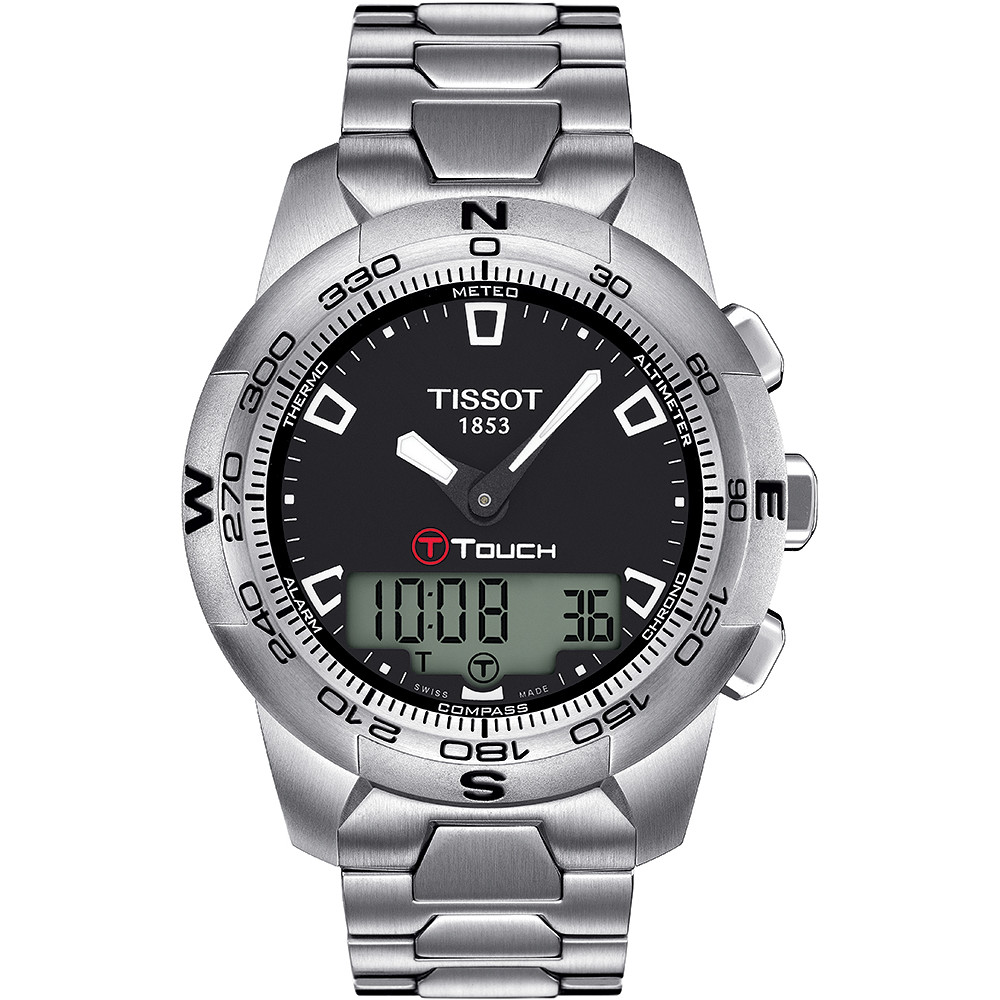 Opis zegarka Tissot T047.420.11.051.00 T-TOUCH II STAINLESS STEEL