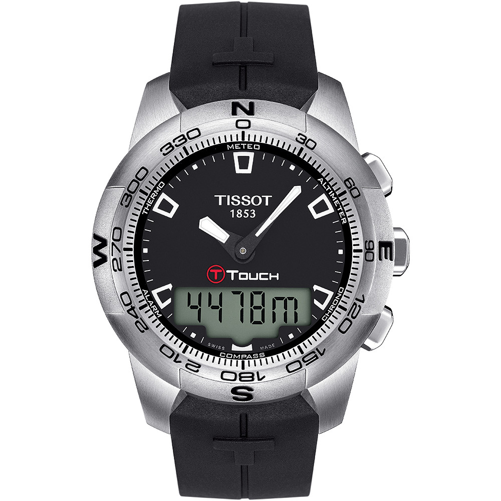Opis zegarka Tissot T047.420.17.051.00 T-TOUCH II STAINLESS STEEL