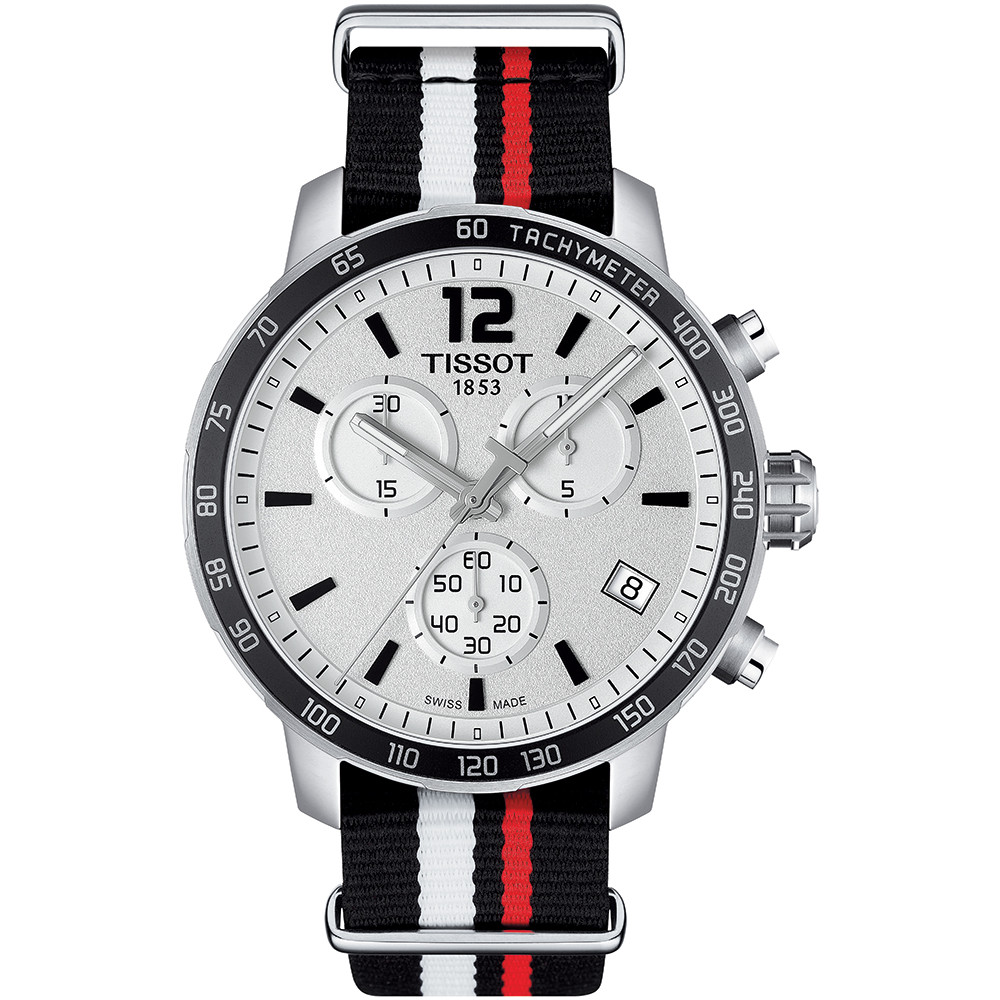 Opis zegarka Tissot T095.417.17.037.01 QUICKSTER NATO CHRONOGRAPH