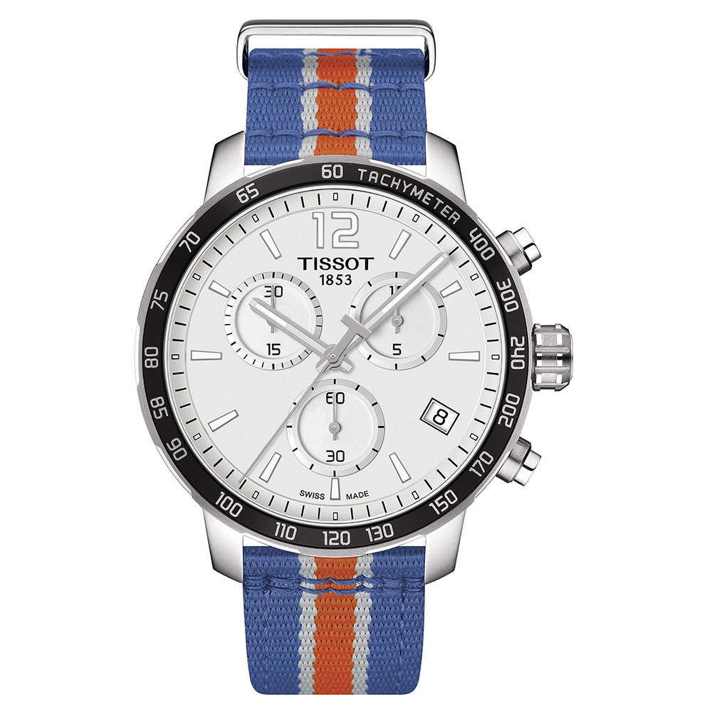 Opis zegarka Tissot T095.417.17.037.06 QUICKSTER CHRONOGRAPH NBA NEW YORK KNICKS