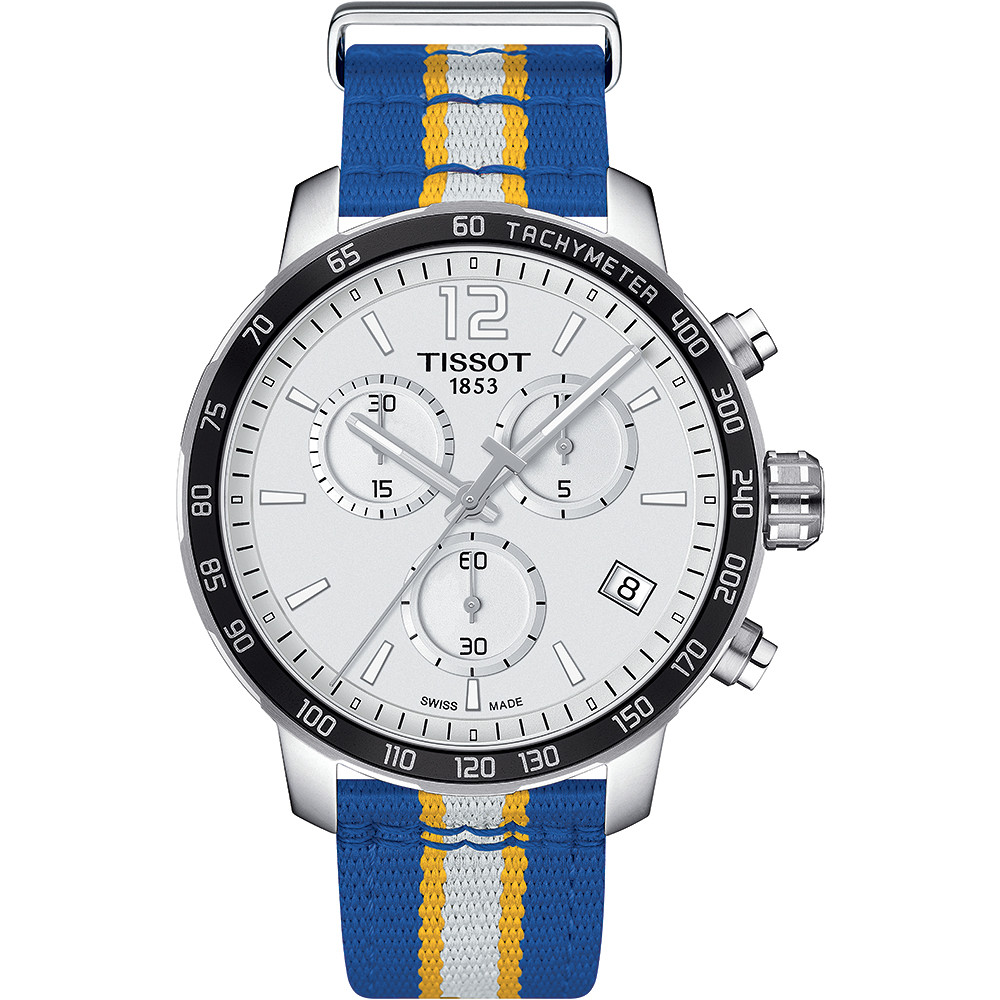 Opis zegarka Tissot T095.417.17.037.15 QUICKSTER CHRONOGRAPH NBA GOLDEN STATE WARRIORS