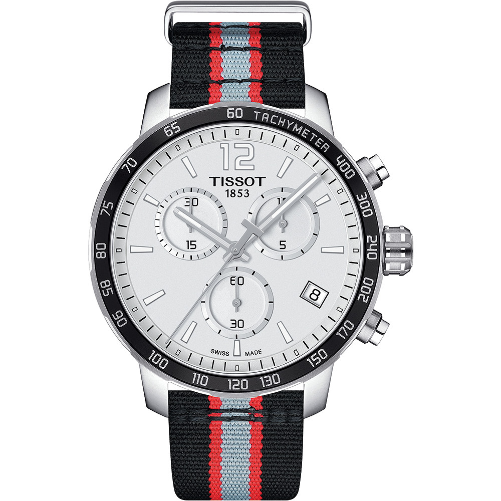 Opis zegarka Tissot T095.417.17.037.27 QUICKSTER CHRONOGRAPH NBA PORTLAND TRAIL BLAZERS
