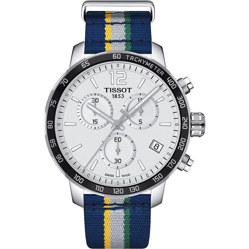 Opis zegarka Tissot T095.417.17.037.28 QUICKSTER CHRONOGRAPH NBA UTAH JAZZ