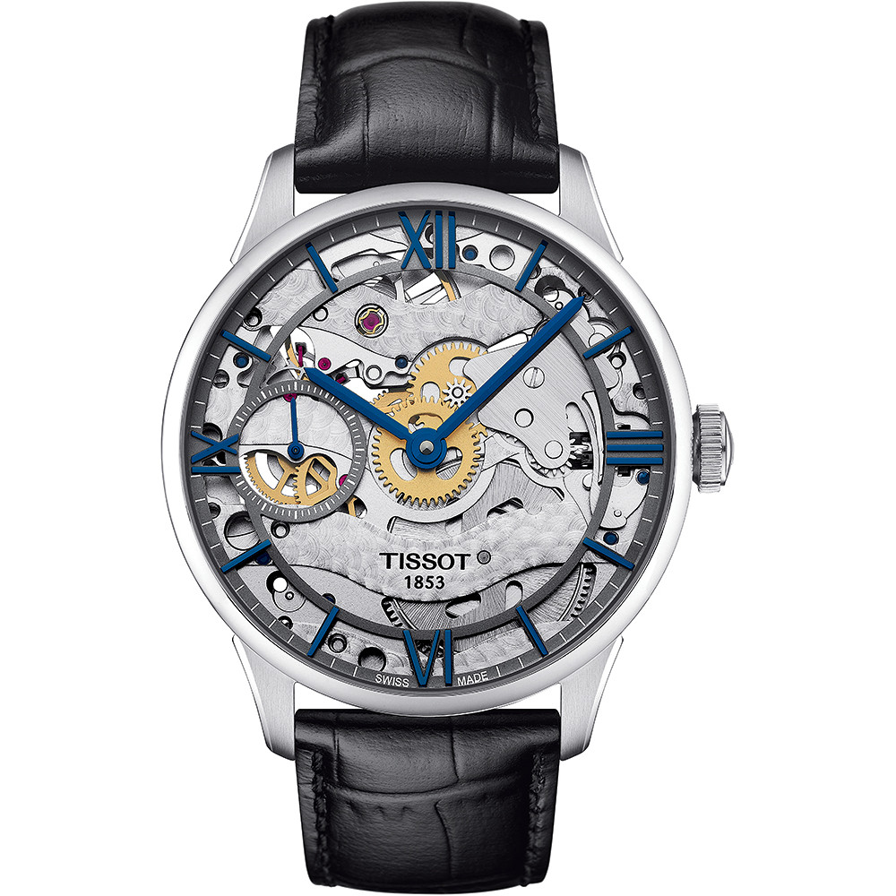 Opis zegarka Tissot T099.405.16.418.00 CHEMIN DES TOURELLES SQUELETTE MECHANICAL