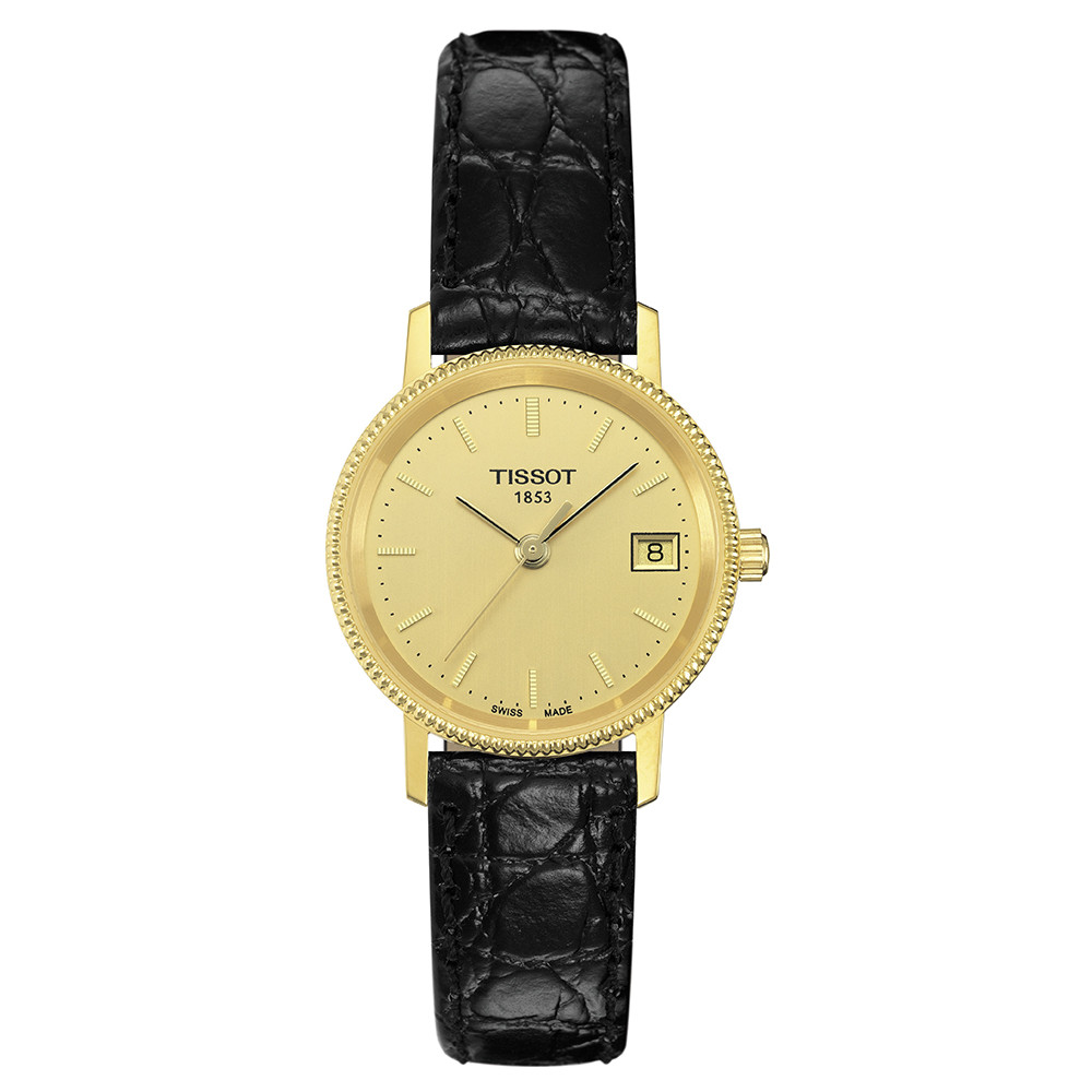 Opis zegarka Tissot T71.3.115.21 GOLDRUN SAPPHIRE LADY 18K GOLD