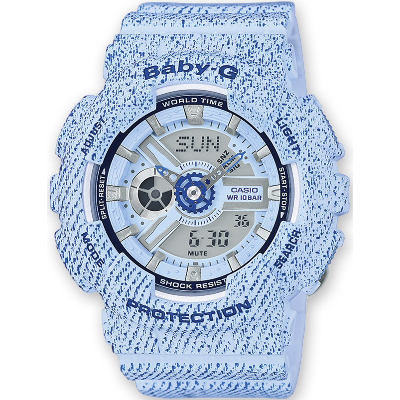 Opis zegarka Casio BA-110DC-2A3ER Denim Series