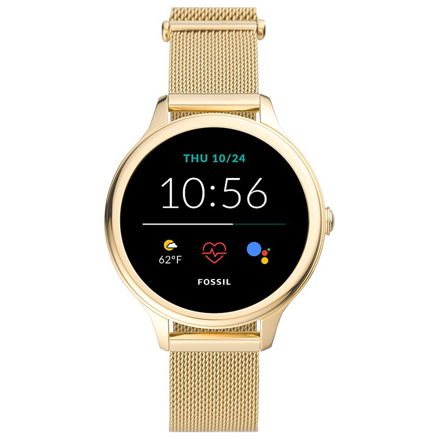 Złota koperta i mesh w codziennym smartwatchu