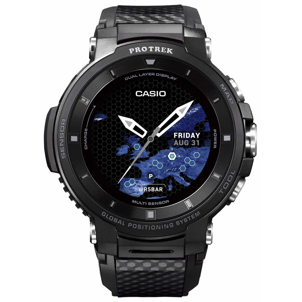 Opis zegarka Casio WSD-F30-BKAAE ProTrek Smart