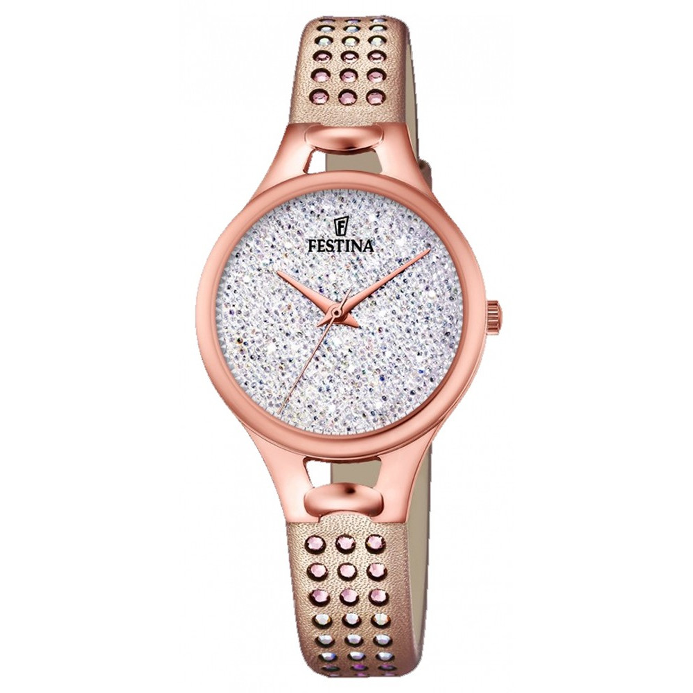 Opis zegarka Festina F20408-1 Swarovski