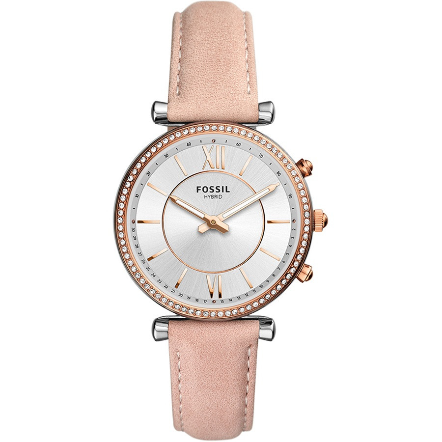 Opis zegarka Fossil FTW5039 Hybrid Smartwatch Carlie Blush Leather