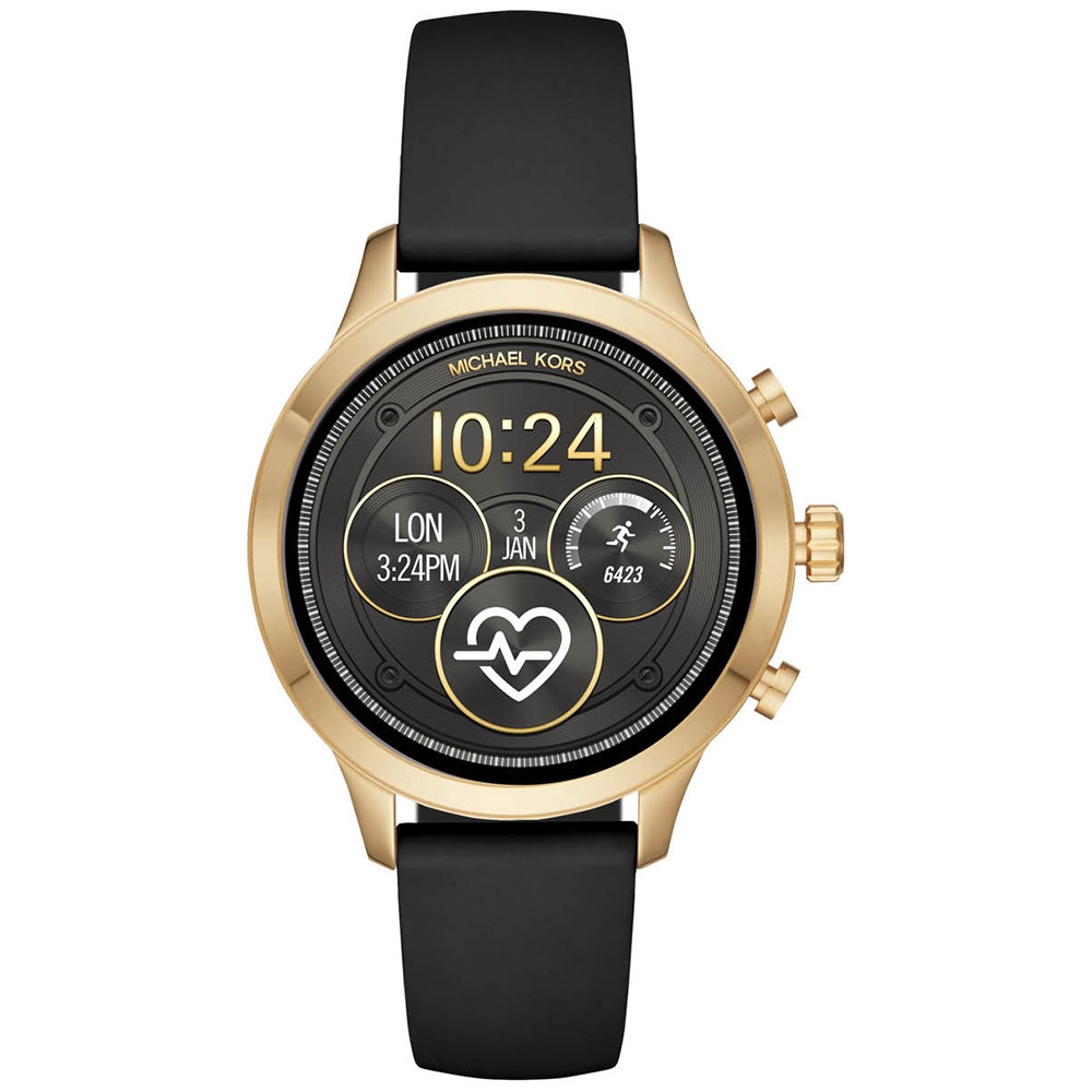 Opis zegarka Michael Kors MKT5053 Runway Gold Tone and Silicone Smartwatch