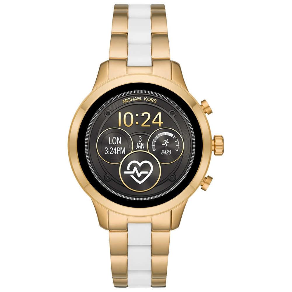 Opis zegarka Michael Kors MKT5057 Runway Gold Tone and Silicone Smartwatch