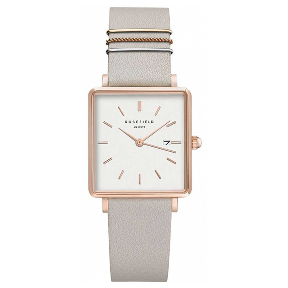 Opis zegarka Rosefield QCGRG-Q028 Boxy