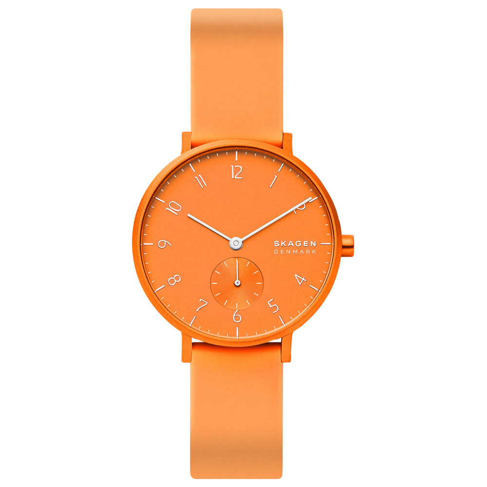 Opis zegarka Skagen SKW2821 Aaren Kulor Neon Orange Silicone