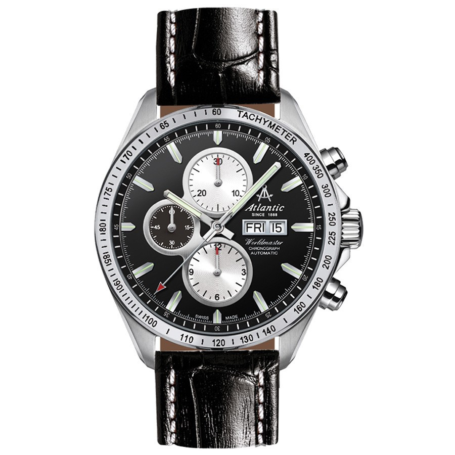 Opis zegarka Atlantic 55861.42.62 Worldmaster Automatic